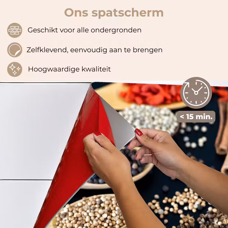 Specerijen Symfonie keuken achterwand spatscherm klein -spatscherm_NL
