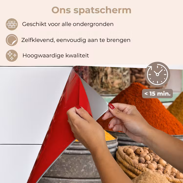Specerijenmarkt Impressie keuken achterwand spatscherm klein -spatscherm_NL