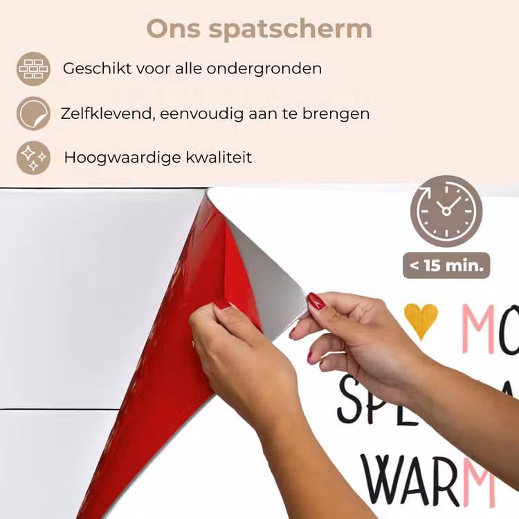 Spreuken - Mama - Quotes keuken achterwand spatscherm klein -spatscherm_NL