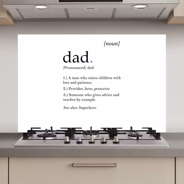 Spreuken - Papa definitie - Quotes - Dad keuken achterwand spatscherm klein -3d_website