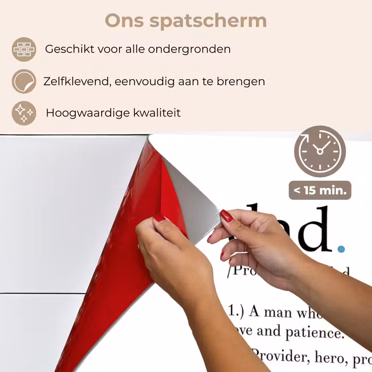 Spreuken - Papa definitie - Quotes - Dad keuken achterwand spatscherm klein -spatscherm_NL