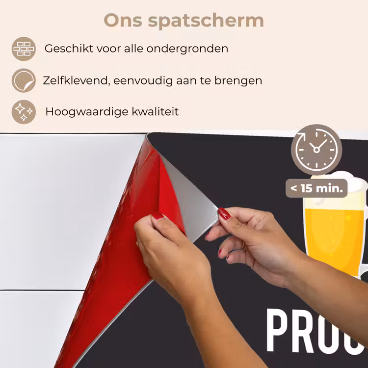 Spreuken - Proost op de beste vader - Quotes - Papa keuken achterwand spatscherm klein -spatscherm_NL