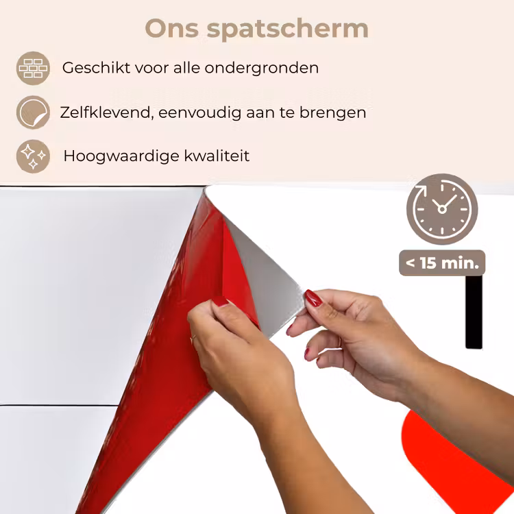Spreuken - Quotes I Love Mom - Moederdag - Mama - Mama cadeau keuken achterwand spatscherm klein -spatscherm_NL