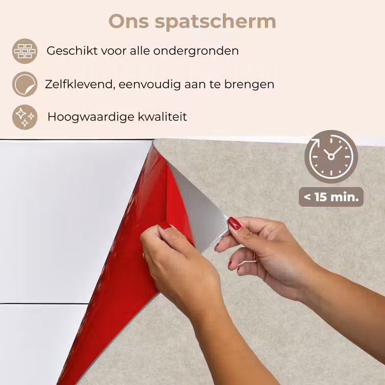 Steen - Beton - Patronen keuken achterwand spatscherm klein 900 -spatscherm_NL
