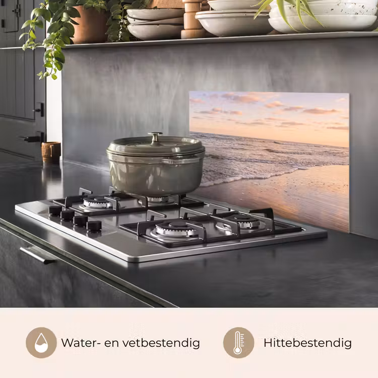Strand - Branding - Wolken keuken achterwand spatscherm klein -usp_NL