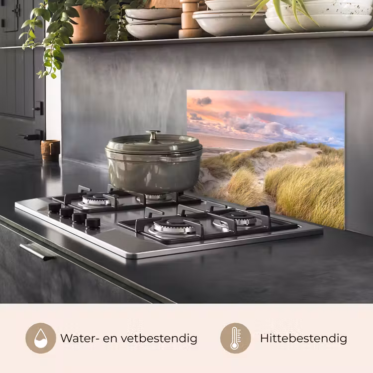 Strand - Zee - Duin - Zonsondergang keuken achterwand spatscherm klein -usp_NL