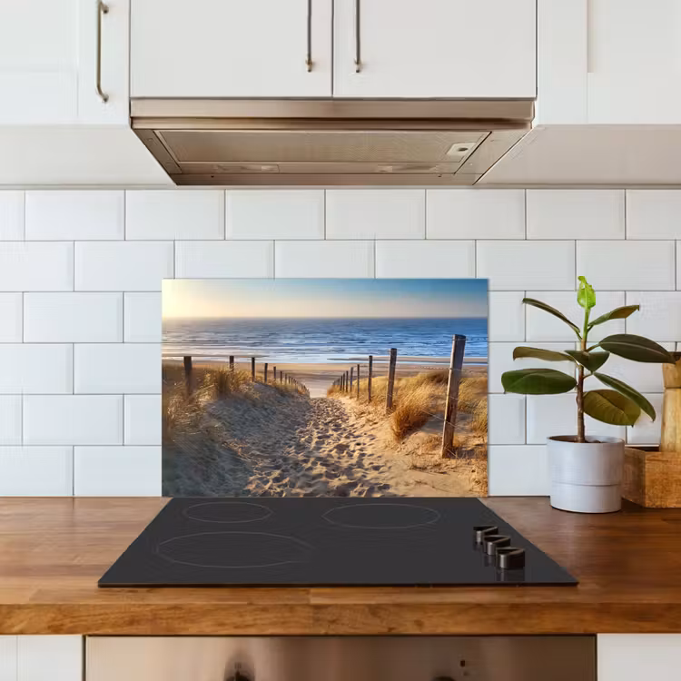 Strand - Zee - Nederland - Duinen - Zon keuken achterwand spatscherm klein -sfeer2