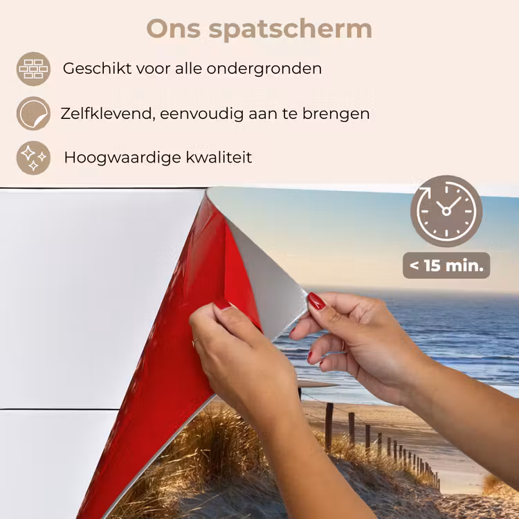 Strand - Zee - Nederland - Duinen - Zon keuken achterwand spatscherm klein -spatscherm_NL