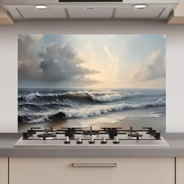 Strand - Zee - Zonsondergang keuken achterwand spatscherm klein -3d_website
