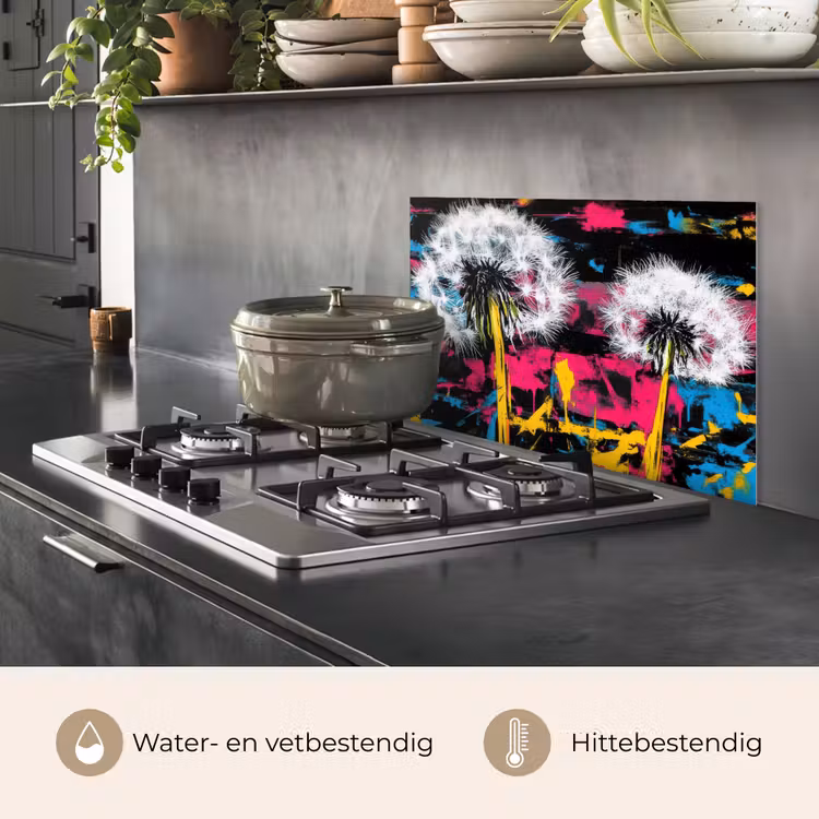 Street Art - Kleurrijk - Muur keuken achterwand spatscherm klein -usp_NL