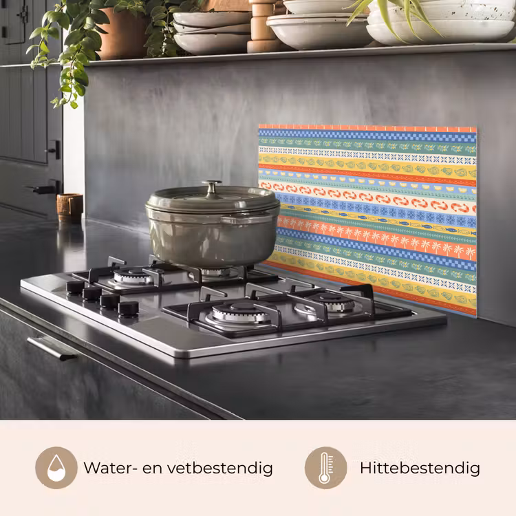 Zee - Sfeer - Oester - Garnaal keuken achterwand spatscherm klein 900 -usp_NL