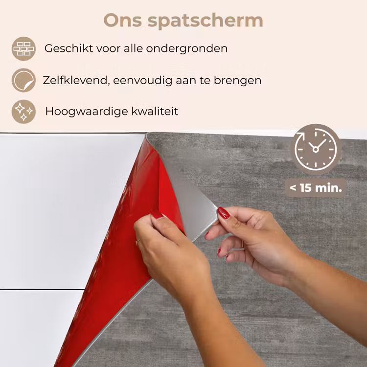 Structuur - Beton - Steen - Patronen keuken achterwand spatscherm klein 900 -spatscherm_NL