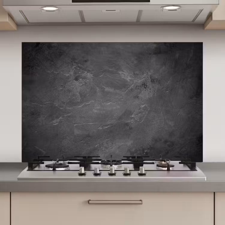Structuur - Cement - Beton - Grijs - Vintage keuken achterwand spatscherm klein -3d_website