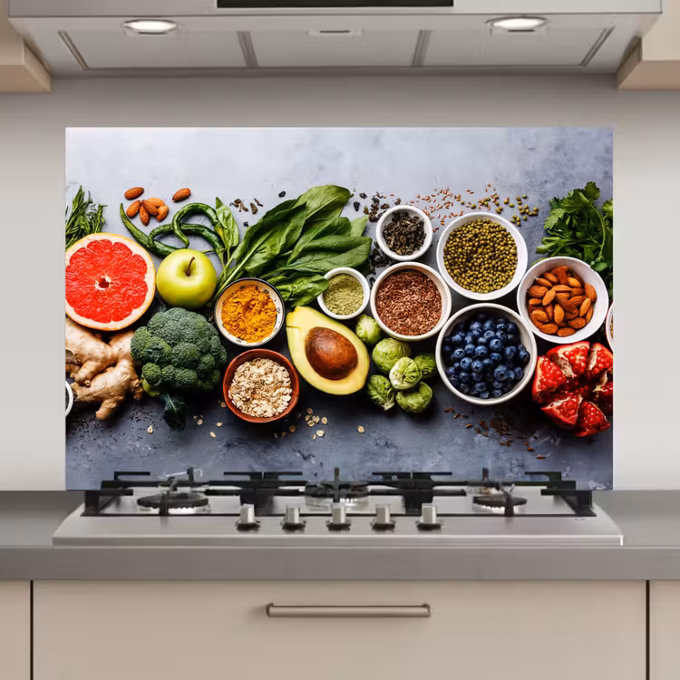 Symfonie van Superfoods keuken achterwand spatscherm klein -3d_website