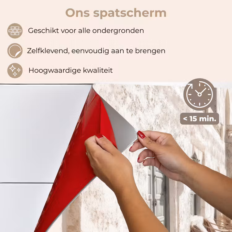 Terras - Stoelen - Strand - Beige keuken achterwand spatscherm klein -spatscherm_NL
