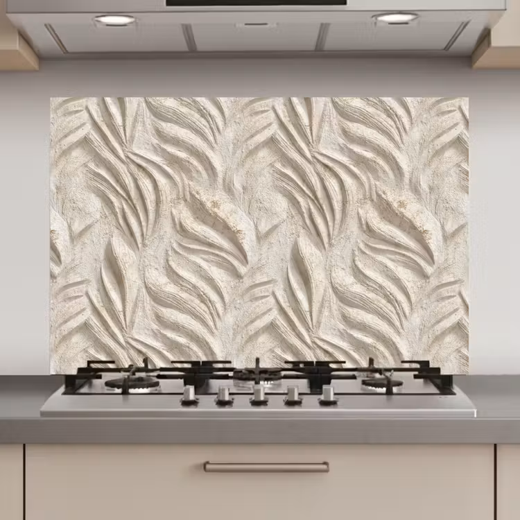 Textuur - Reliëf - Beige keuken achterwand spatscherm klein 900 -3d_website