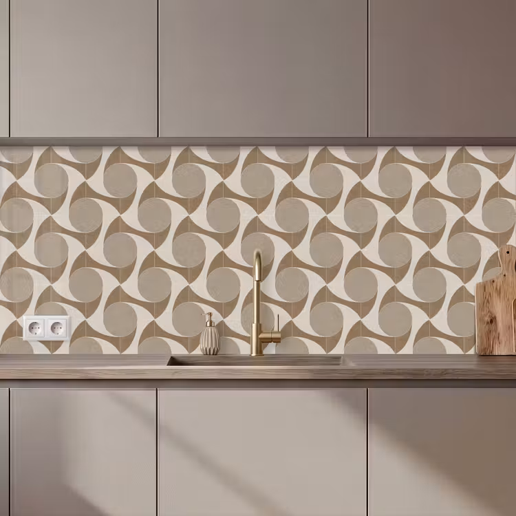 Keuken achterwand - Tijdloos - Evenwicht - Beige - Taupe