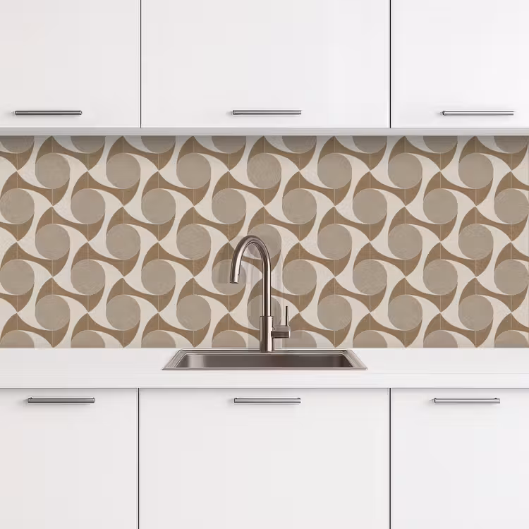 Tijdloos - Evenwicht - Beige - Taupe keuken achterwand 2 middel 871 -3d