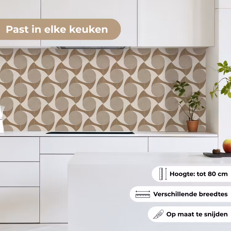 Tijdloos - Evenwicht - Beige - Taupe keuken achterwand 2 middel 871 -sfeer4_NL