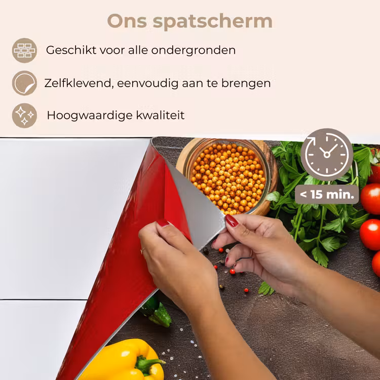 Tuin van Versheid keuken achterwand spatscherm klein -spatscherm_NL