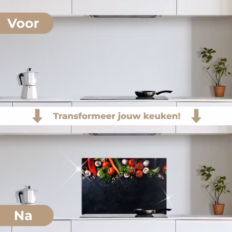 Verse Oogst in de Keuken keuken achterwand spatscherm klein -voor_na_NL