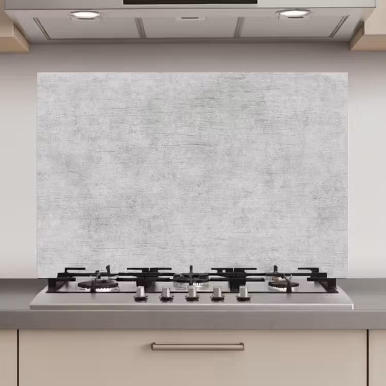Verweerde Grijze Canvas keuken achterwand spatscherm klein -3d_website