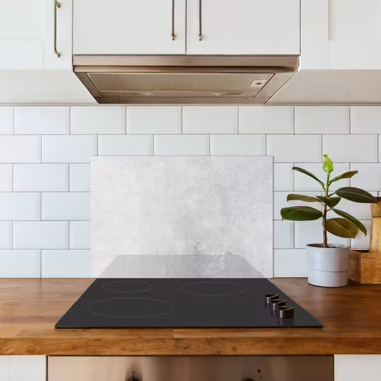 Verwering - Beton - Structuren - Vintage - Industrieel - Grijs keuken achterwand spatscherm klein -sfeer2
