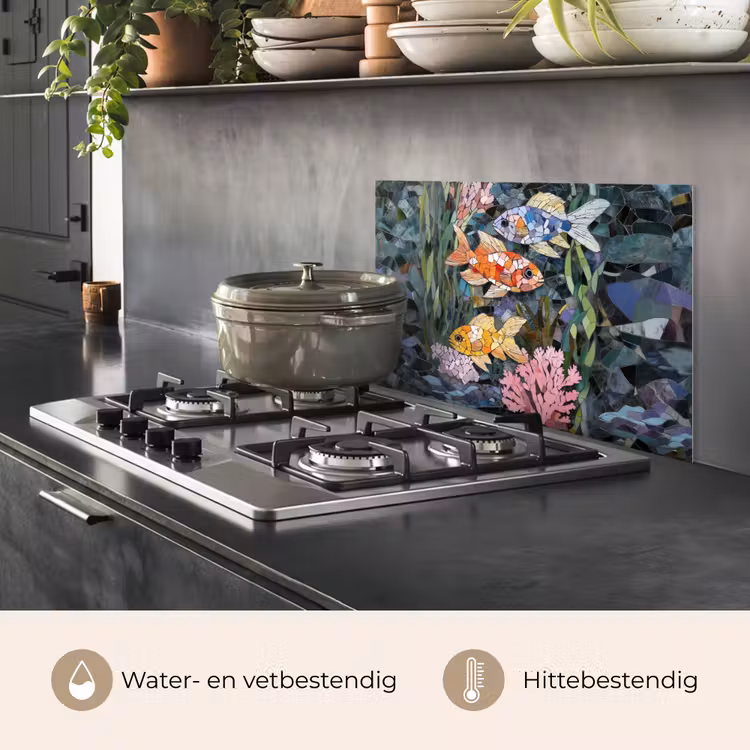 Vissen - Koraal - Zee - Mozaïek keuken achterwand spatscherm klein -usp_NL