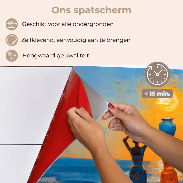 Vrouwen - Strand - Zondsondergang keuken achterwand spatscherm klein -spatscherm_NL