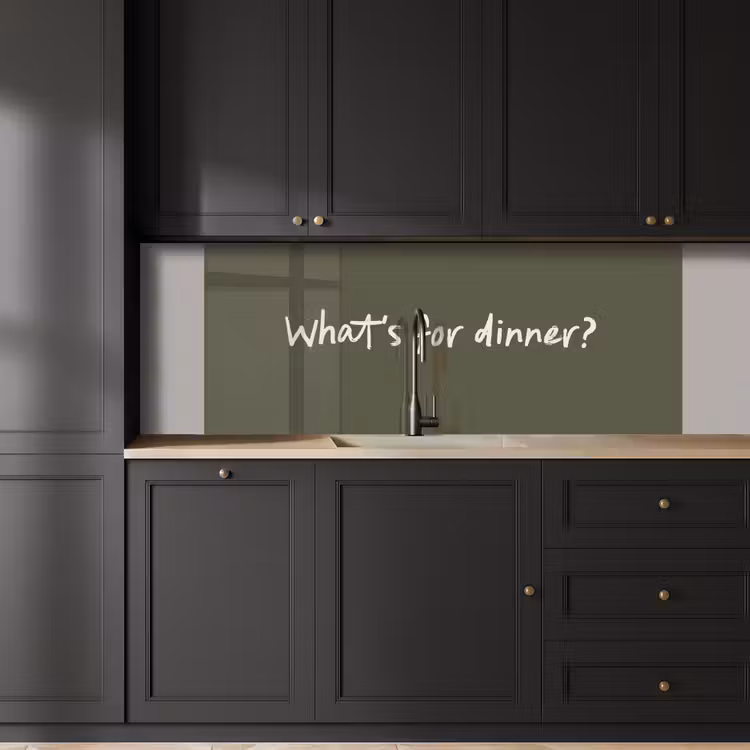 Whats for dinner? keuken achterwand 2 middel -sfeer1