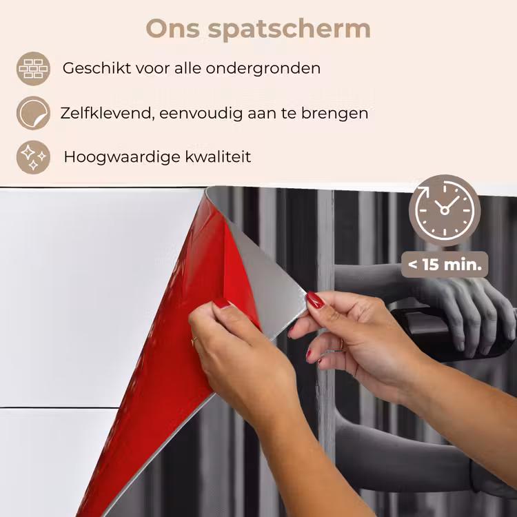Wijnfles - Glas - Handen - Raam keuken achterwand spatscherm klein -spatscherm_NL