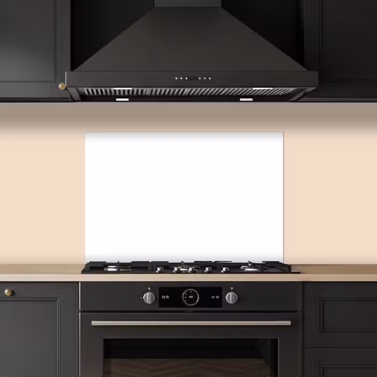 Wit - Kleuren - Neutraal keuken achterwand spatscherm klein 900 -sfeer1