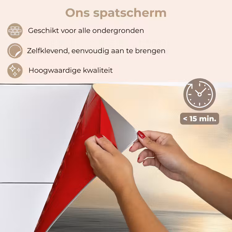 Zon - Horizon - Zee keuken achterwand spatscherm klein -spatscherm_NL