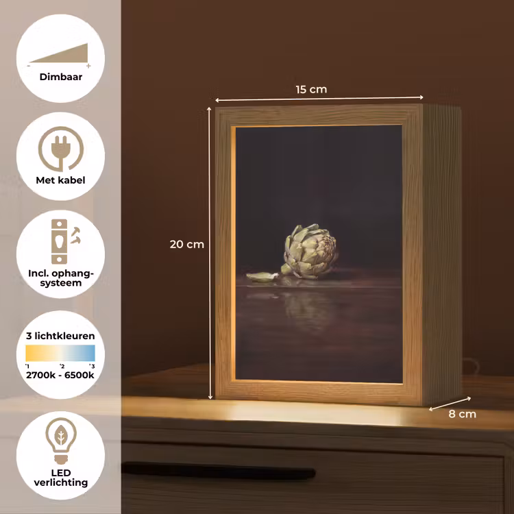 Tafellamp - Artichok - Eten - Klassiek - Artichok - Eten - Klassiek Light Box met kabel (Tafellamp) klein
