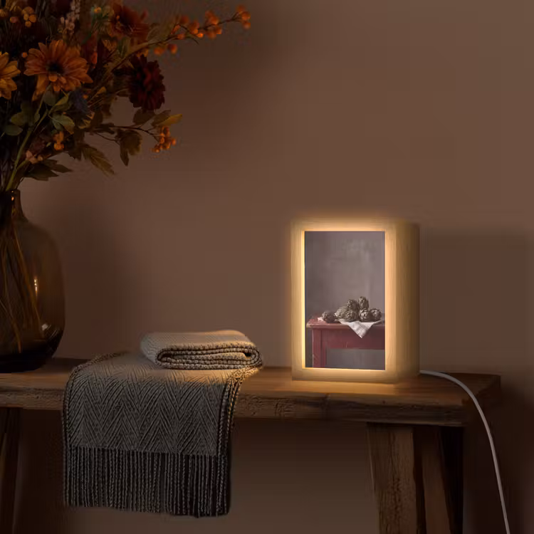 Tafellamp - Artisjok - Eten - Rustiek - Artisjok - Eten - Rustiek Light Box met kabel (Tafellamp) klein