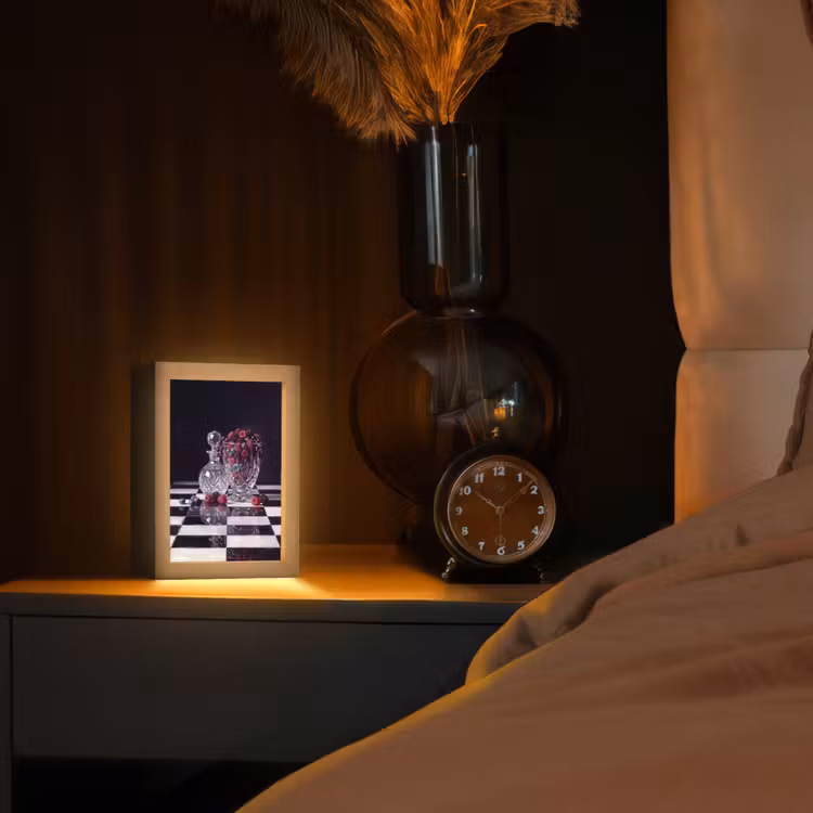 Tafellamp - Bessen - Kristal - Stilleven - Bessen - Kristal - Stilleven Light Box met kabel (Tafellamp) klein