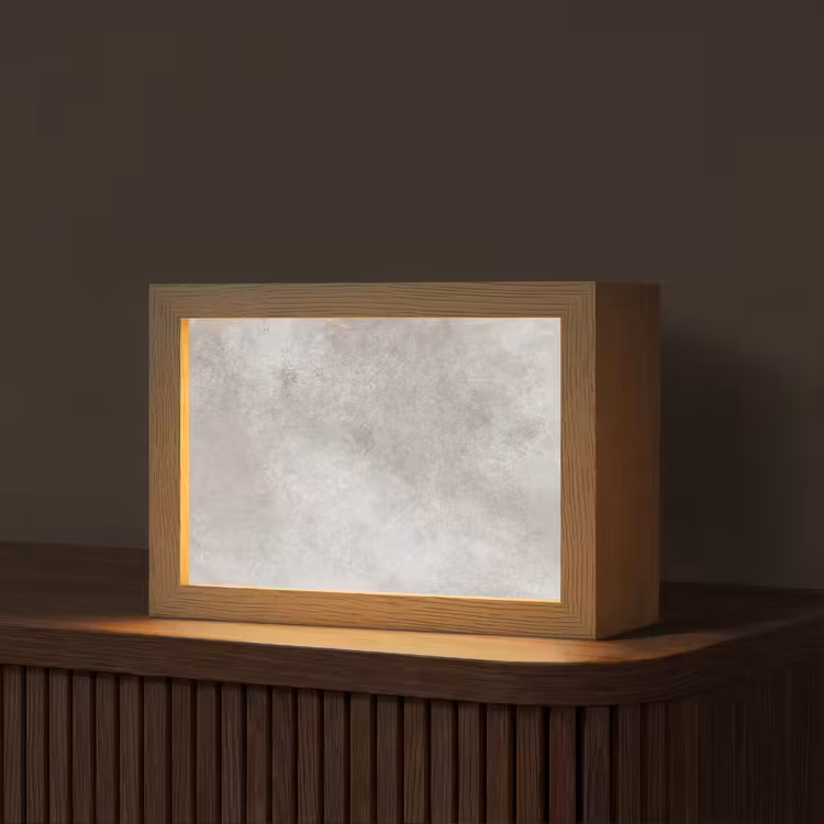 Beton - Grijs Light Box met kabel (Tafellamp) klein -z3d_website
