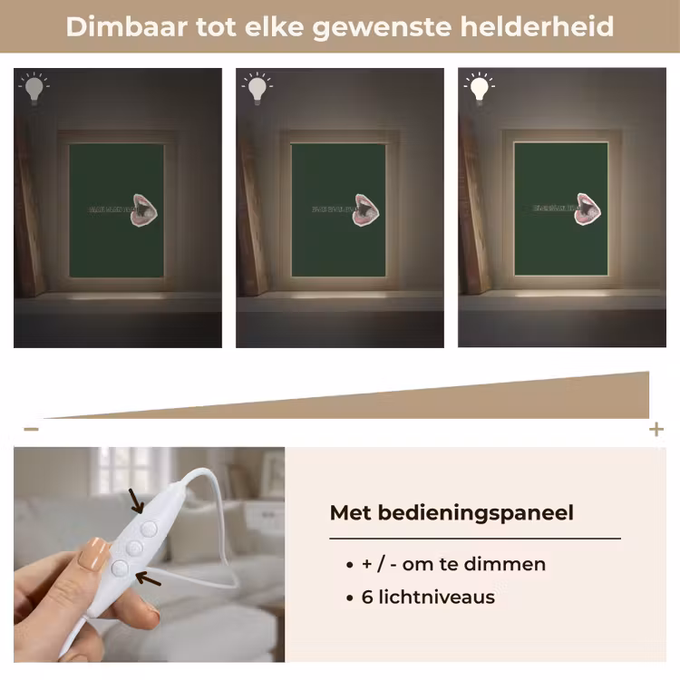 BLAH BLAH BLAH - Mond - Groen Light Box met kabel (Tafellamp) klein -USP_dimbaarNL
