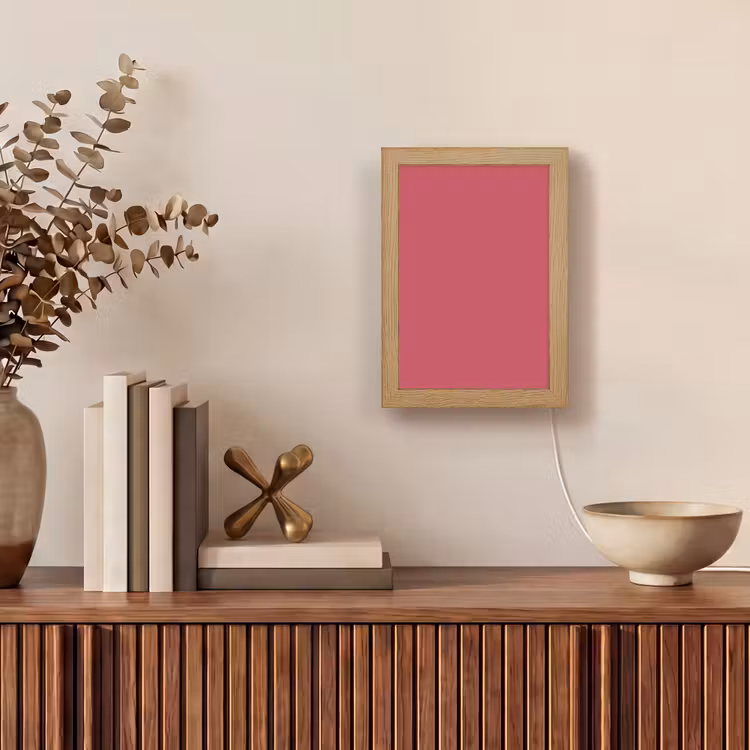 Bold - Berry - Rood Light Box met kabel (Tafellamp) klein 925 -sfeer2