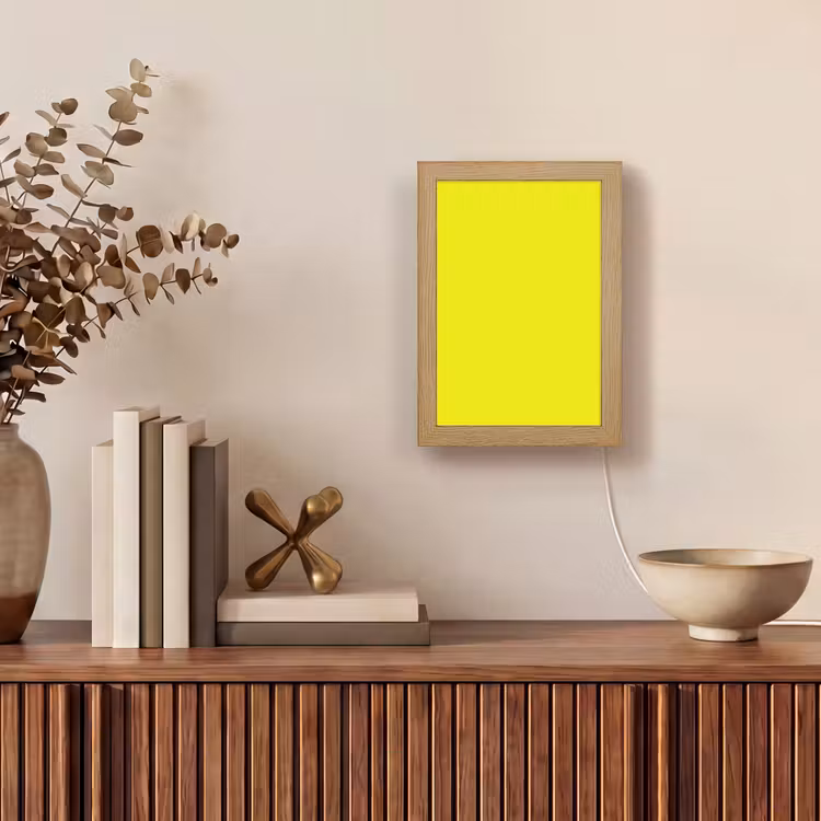 Bright - Canary - Geel Light Box met kabel (Tafellamp) klein 925 -sfeer2