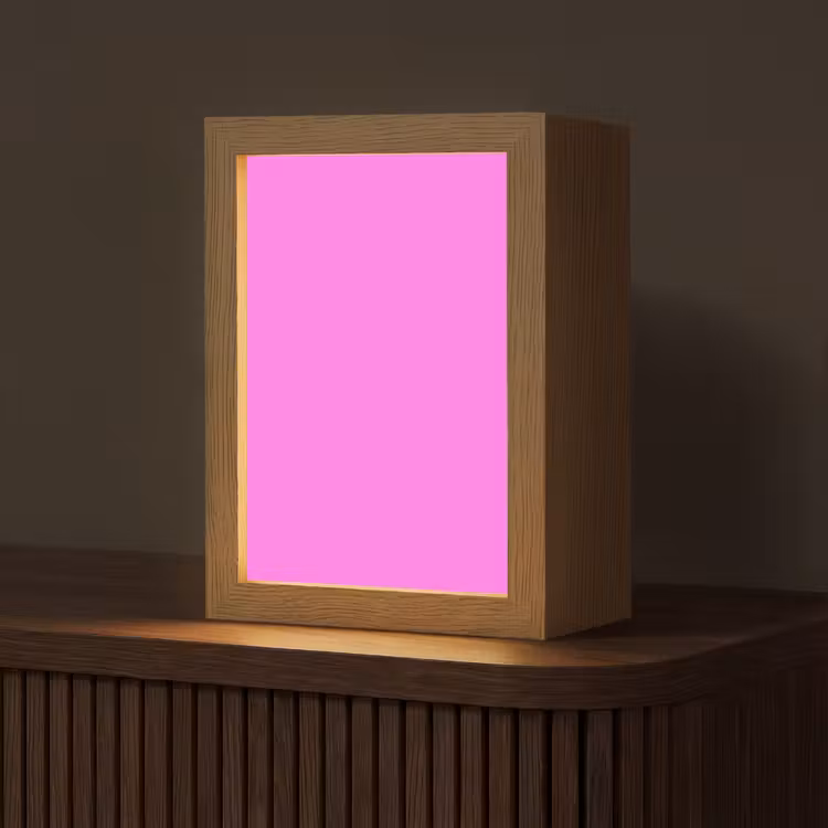 Bright - Orchid - Roze Light Box met kabel (Tafellamp) klein 925 -z3d_website