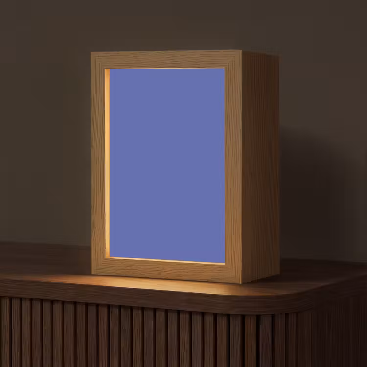 Chinese - Blue - Blauw Light Box met kabel (Tafellamp) klein 925 -z3d_website