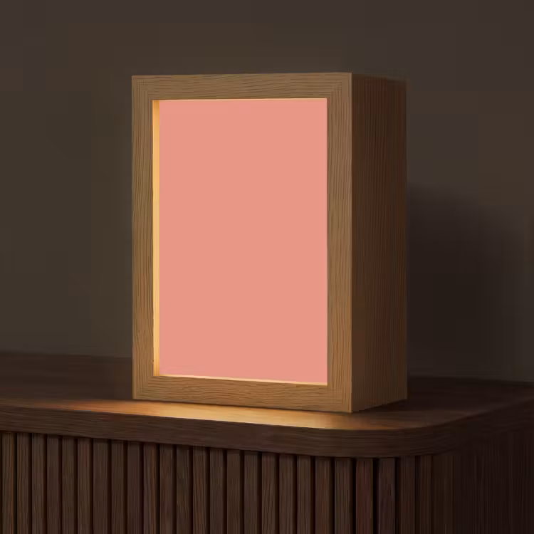 Coral - Reef - Rood Light Box met kabel (Tafellamp) klein 925 -z3d_website
