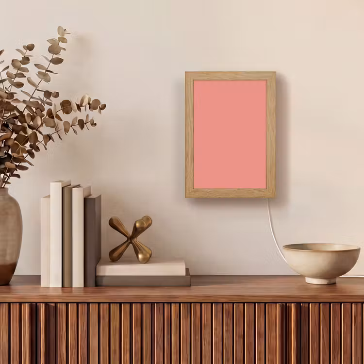 Coral - Reef - Rood Light Box met kabel (Tafellamp) klein 925 -sfeer2