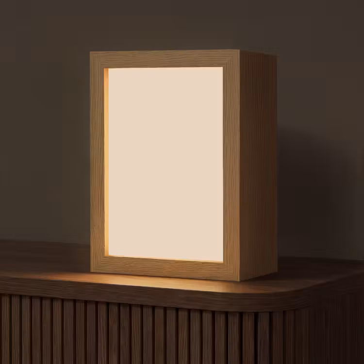 Cream - Nude - Neutraal Light Box met kabel (Tafellamp) klein 925 -z3d_website