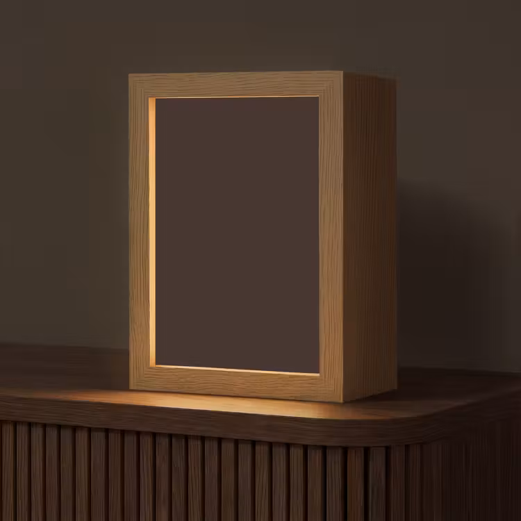 Deep - Obsidian - Bruin Light Box met kabel (Tafellamp) klein 925 -z3d_website