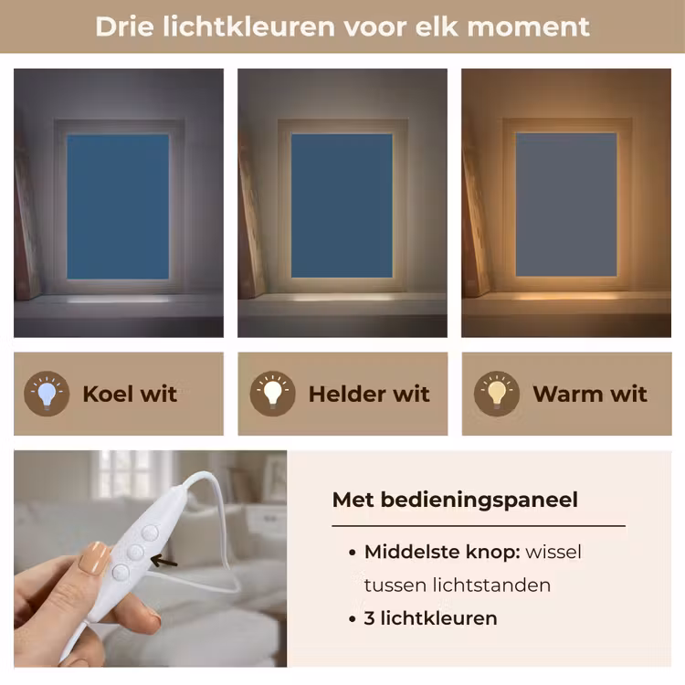 Deep - Ocean - Blauw Light Box met kabel (Tafellamp) klein 925 -USP_lichtkleurNL