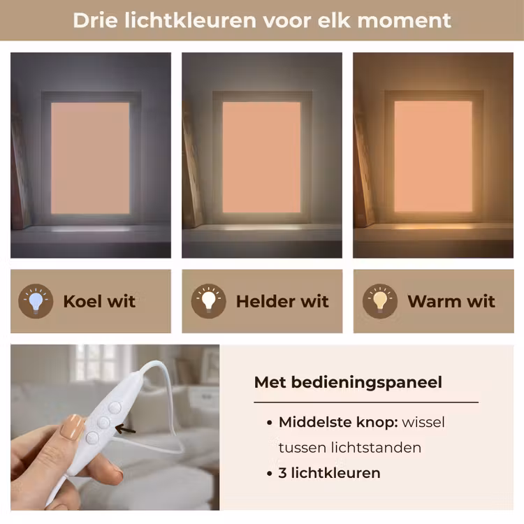 Desert - Coral - Koraal Light Box met kabel (Tafellamp) klein 925 -USP_lichtkleurNL