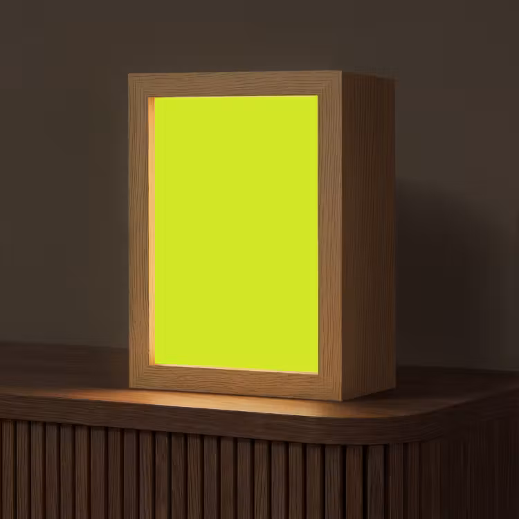 Electric - Lemon - Geel Light Box met kabel (Tafellamp) klein 925 -z3d_website