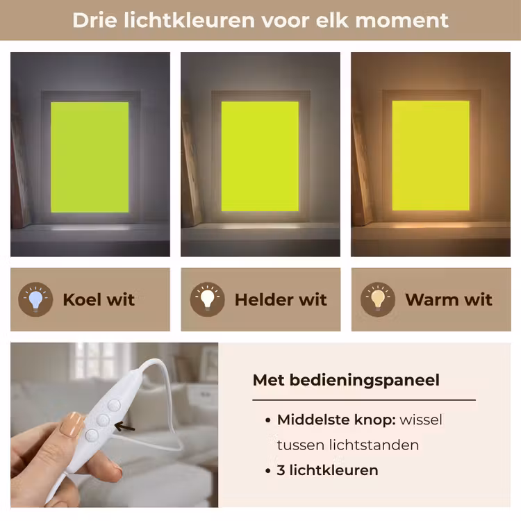 Electric - Lemon - Geel Light Box met kabel (Tafellamp) klein 925 -USP_lichtkleurNL